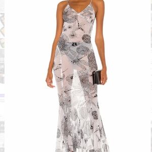 Medium Revolve semi sheer dress. Worn ONCE. Brand new condition.